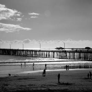 Beach BW - &copy; Nandy